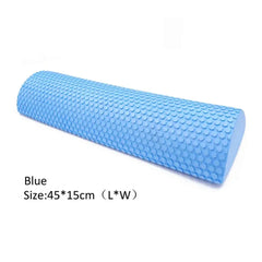Half Round EVA Foam Roller For Yoga Pilates Fitness Equipment Balance Pad Yoga Blocks With Massage Floating Point 30-45cm