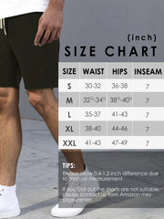 Summer men's sports shorts with drawstring for adjustable tightness, breathable and comfortable, made of quick-drying fabric