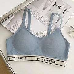 Women's Beautiful Back Sports Bra Elastic Sleeveless Vest Breathable Slim Crop Top with Adjustable Shoulder Straps