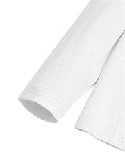 The new men's spring and autumn Waffle long-sleeved and long pants sportswear and casual set is made of comfortable and breatha