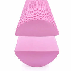Half Round EVA Foam Roller For Yoga Pilates Fitness Equipment Balance Pad Yoga Blocks With Massage Floating Point 30-45cm