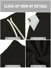 Summer men's sports shorts with drawstring for adjustable tightness, breathable and comfortable, made of quick-drying fabric