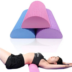 Half Round EVA Foam Roller For Yoga Pilates Fitness Equipment Balance Pad Yoga Blocks With Massage Floating Point 30-45cm