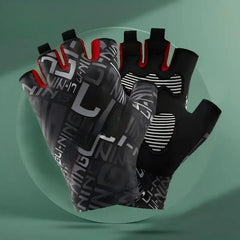 Sports and fitness half finger gloves, unisex summer thin version, wear-resistant, non slip, breathable