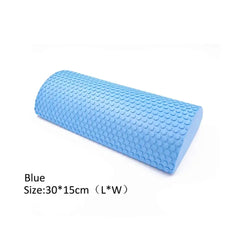 Half Round EVA Foam Roller For Yoga Pilates Fitness Equipment Balance Pad Yoga Blocks With Massage Floating Point 30-45cm